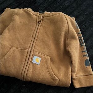 Carhartt Kids Brown Fleece Hoodie